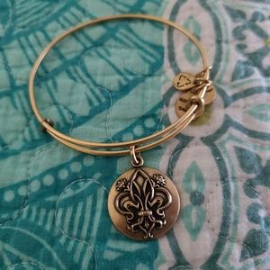 Fleur de lis Alex and ani bronze